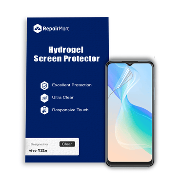 Vivo Y21e Compatible Premium Hydrogel Screen Protector With Full Coverage Ultra HD